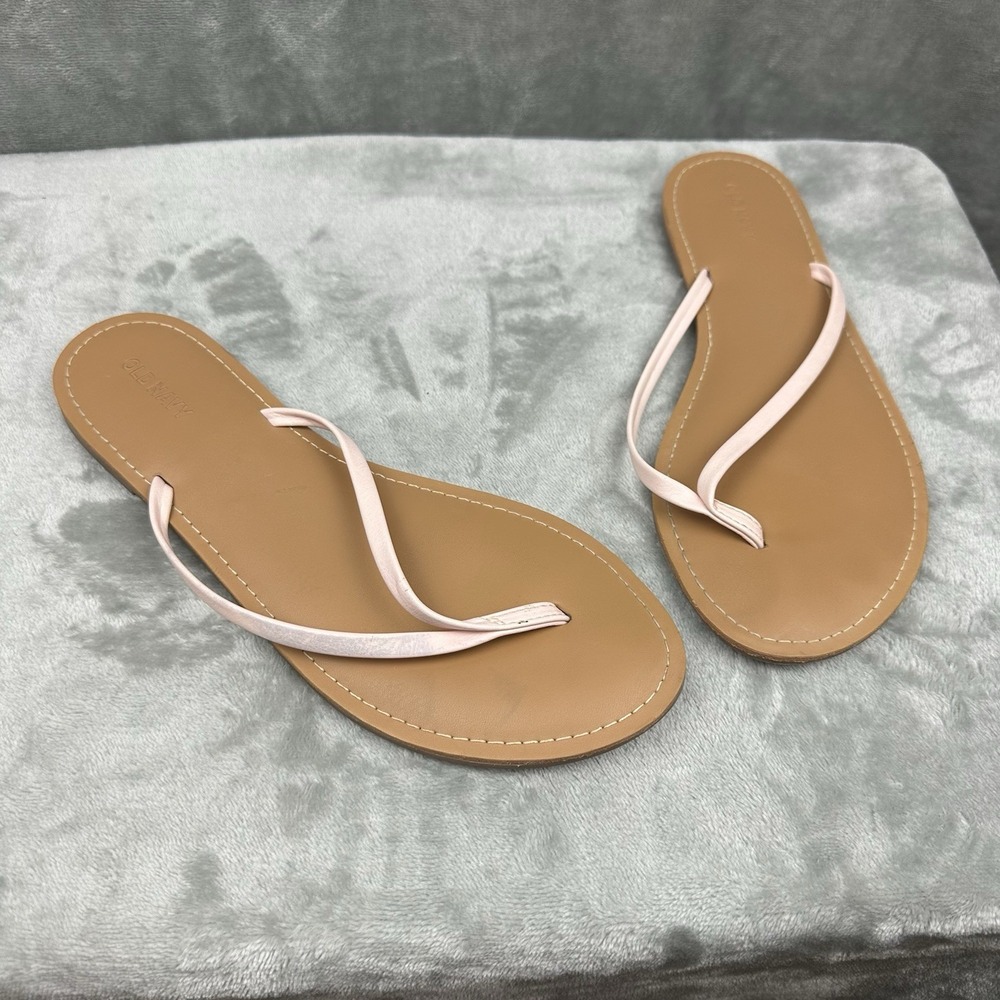 Old Navy Capri Sandal Women's 9 Pink Faux Leather
